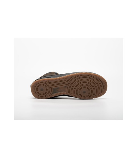 Nike Air Force 1 Mid Tan Brown Black - 280