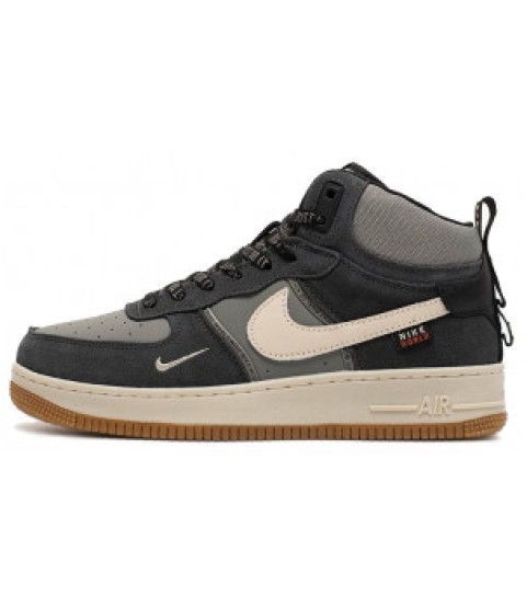 Nike Air Force 1 Mid Grey Cream - 281