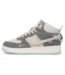 Nike Air Force 1 Mid Grey White Blue - 282
