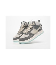 Nike Air Force 1 Mid Grey White Blue - 282