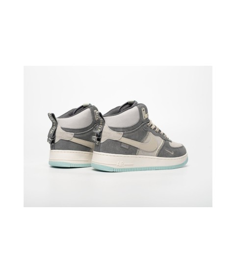 Nike Air Force 1 Mid Grey White Blue - 282