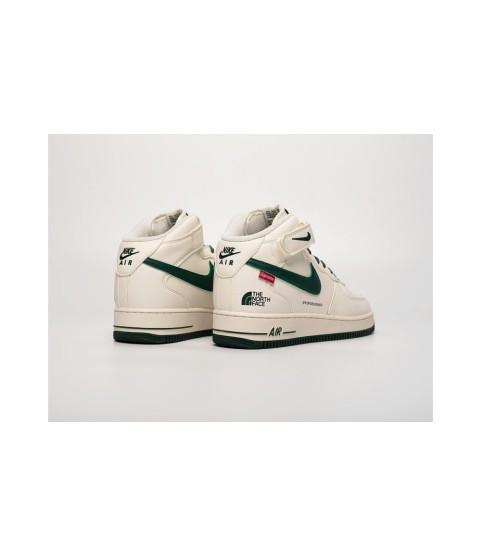 Nike Air Force 1 Mid x Supreme x The North Face White Green - 285