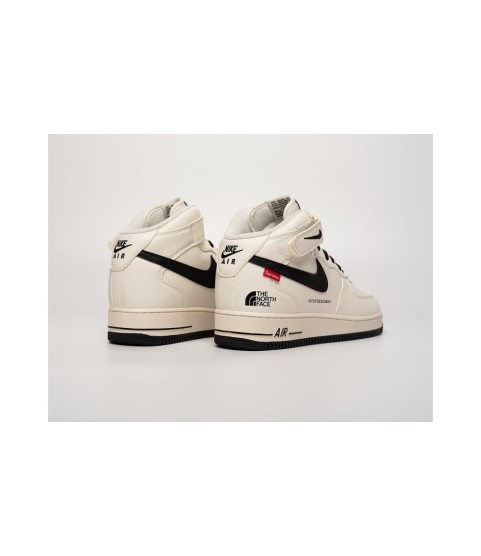 Nike Air Force 1 Mid x Supreme x The North Face White Black - 287