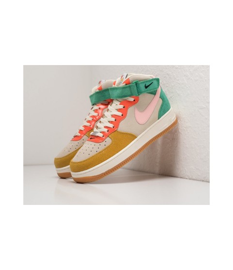 Nike Air Force 1 Mid Vivid Sulfur Rush Orange - 289