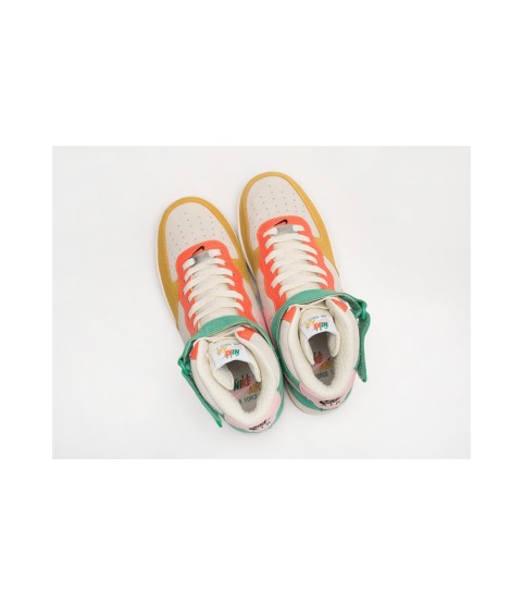 Nike Air Force 1 Mid Vivid Sulfur Rush Orange - 289