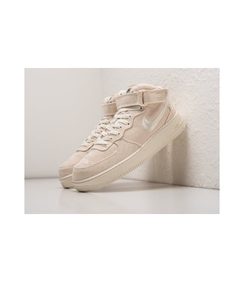 Nike Stussy x Air Force 1 Mid Fossil - 290