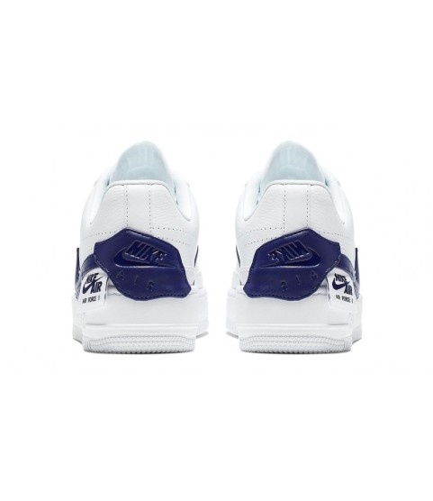 Кроссовки Nike Air Force 1 Low Jester белые с синим - 291