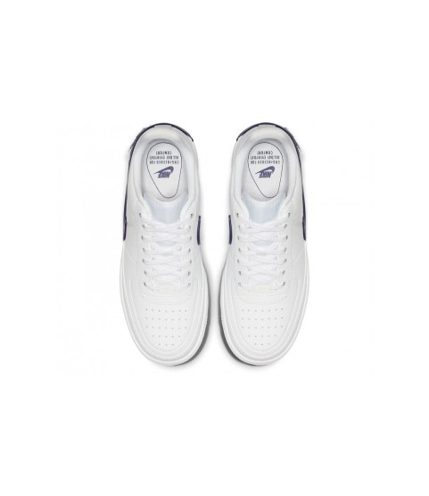 Кроссовки Nike Air Force 1 Low Jester белые с синим - 291