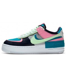 Nike Air Force 1 Low Shadow Barely Volt Oracle Aqua - 293