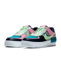 Nike Air Force 1 Low Shadow Barely Volt Oracle Aqua - 293
