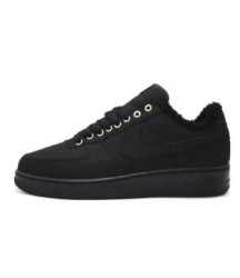 Зимние Nike Air Force 1 Low моно черные - 295