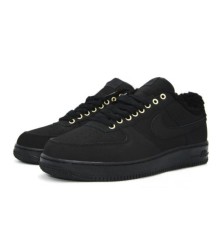 Зимние Nike Air Force 1 Low моно черные - 295