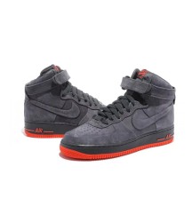 Зимние Nike Air Force 1 Mid серые - 299
