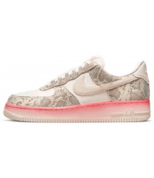 Nike Air Force 1 Low Snakeskin Sail Pink Nebula - 300