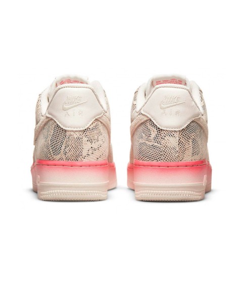 Nike Air Force 1 Low Snakeskin Sail Pink Nebula - 300