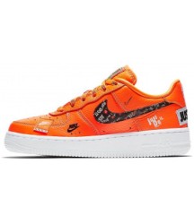 Nike кроссовки Air Force 1 Just Do It Orange - 303