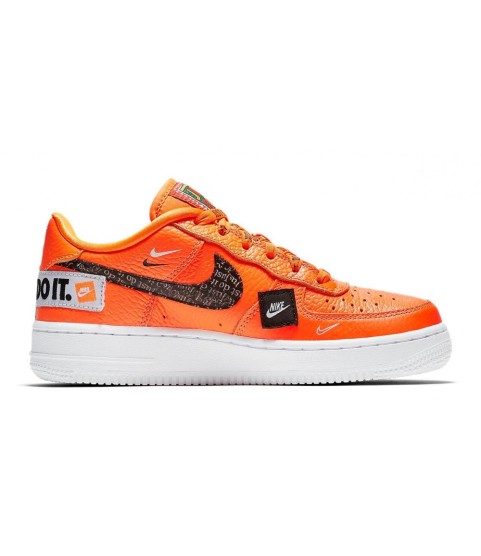 Nike кроссовки Air Force 1 Just Do It Orange - 303