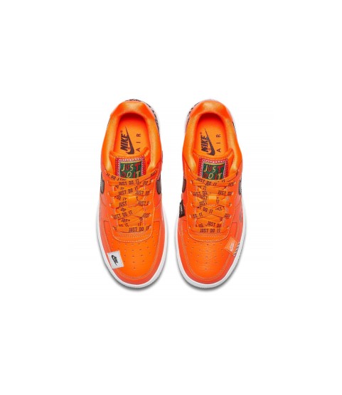 Nike кроссовки Air Force 1 Just Do It Orange - 303