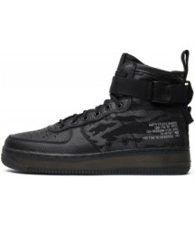 Nike кроссовки Air Force Middle SF AF1 Black - 311