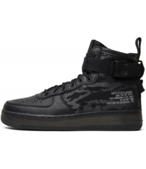 Nike кроссовки Air Force Middle SF AF1 Black - 311