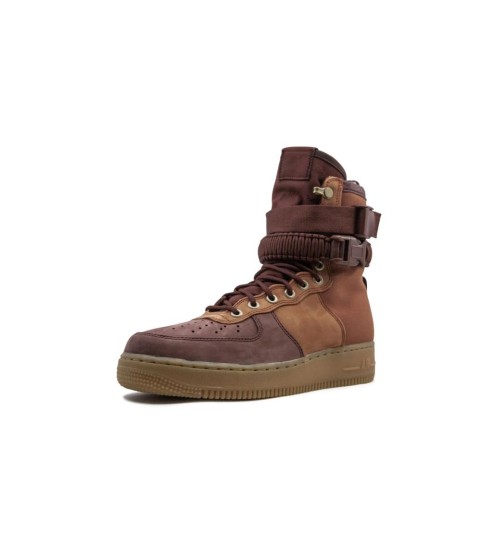 Nike Air Force High SF AF1 Dark Russet Pueblo Brown - 314