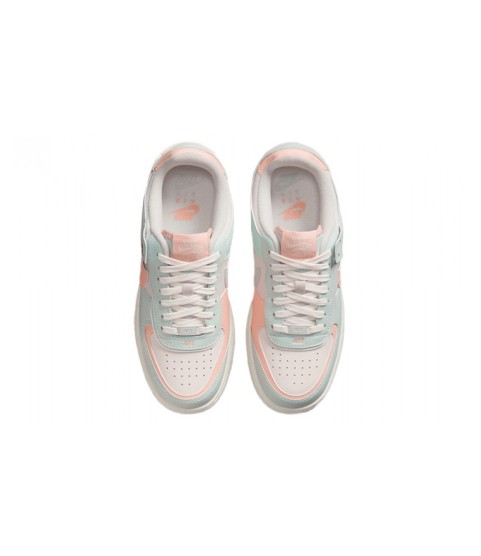 Nike Air Force 1 Shadow Barely Green Crimson Tint - 331