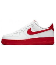 Nike Air Force 1 Low White Red Sole - 334