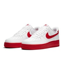Nike Air Force 1 Low White Red Sole - 334