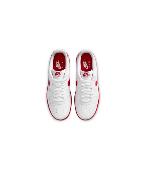 Nike Air Force 1 Low White Red Sole - 334