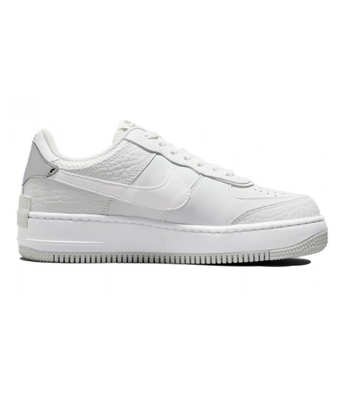 Кроссовки Nike Air Force 1 Shadow White Metallic Silver - 343