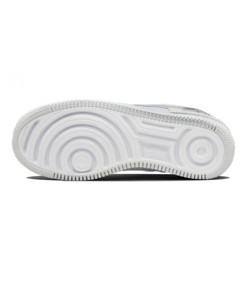 Кроссовки Nike Air Force 1 Shadow White Metallic Silver - 343