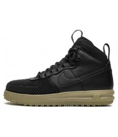 Nike кроссовки Air Force 1 Duckboot High PRM Black Neutral Olive - 346