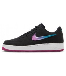Женские кроссовки Nike Air Force 1 Low ’19 Black Purple - 348