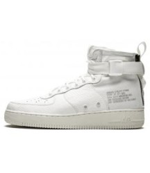 Nike Air Force Middle SF AF1 Triple Ivory - 349