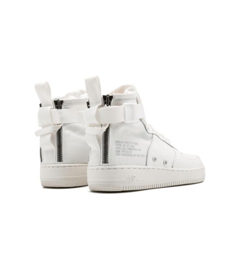 Nike Air Force Middle SF AF1 Triple Ivory - 349