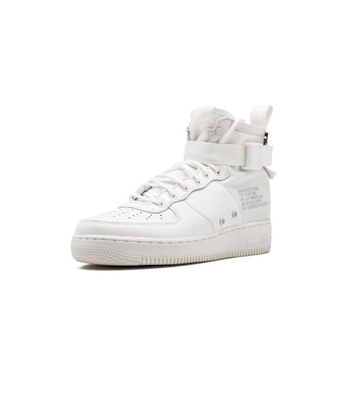 Nike Air Force Middle SF AF1 Triple Ivory - 349