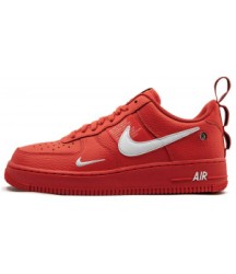 Кроссовки Nike Air Force 1 LV8 Utility красные - 362