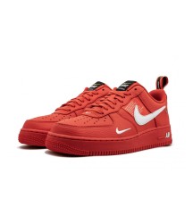 Кроссовки Nike Air Force 1 LV8 Utility красные - 362