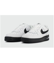 Nike Air Force 1 Low White Black Swoosh - 37
