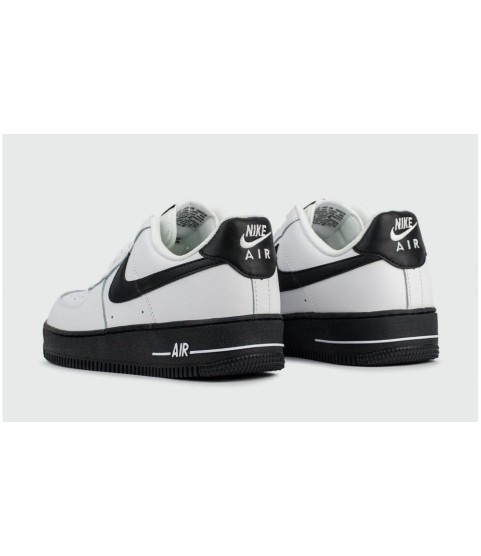 Nike Air Force 1 Low White Black Swoosh - 37