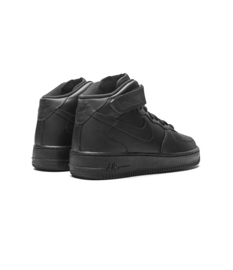 Кроссовки Nike Air Force 1 Mid High All Black - 42