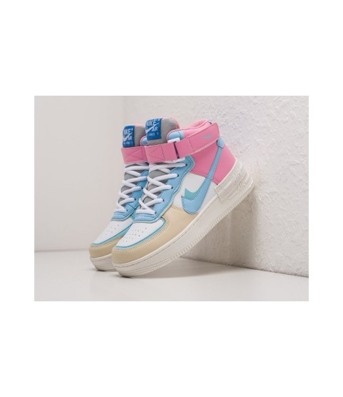 Nike Air Force 1 Shadow High Winter Blue Pink - 45