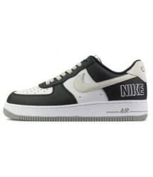 Nike Air Force 1 Low Black Grey Logo - 52
