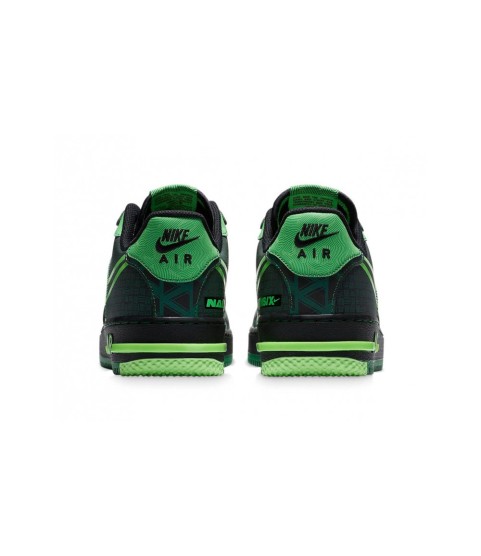 Кроссовки Nike Air Force 1 React Green Black - 55