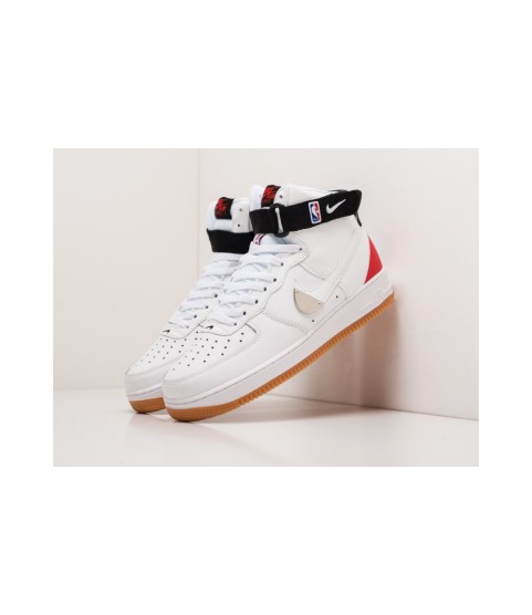 NBA x Nike Air Force 1 High White Bright Crimson - 60