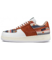 Nike Air Force 1 Low Cardigan White Brown - 61