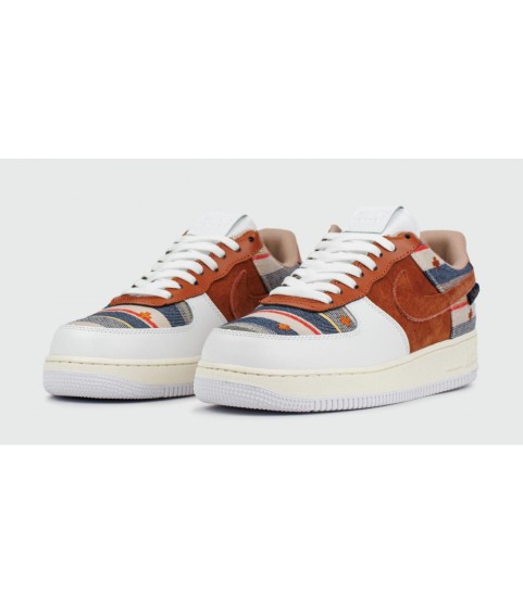 Nike Air Force 1 Low Cardigan White Brown - 61