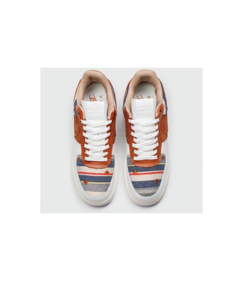 Nike Air Force 1 Low Cardigan White Brown - 61