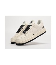 Nike Air Force 1 Low Three Hook Beige Black - 75