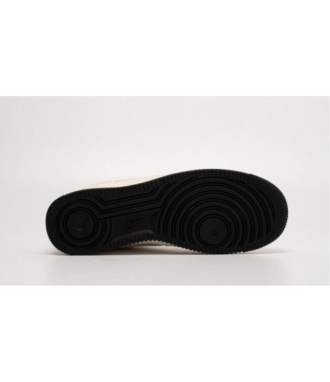 Nike Air Force 1 Low Three Hook Beige Black - 75